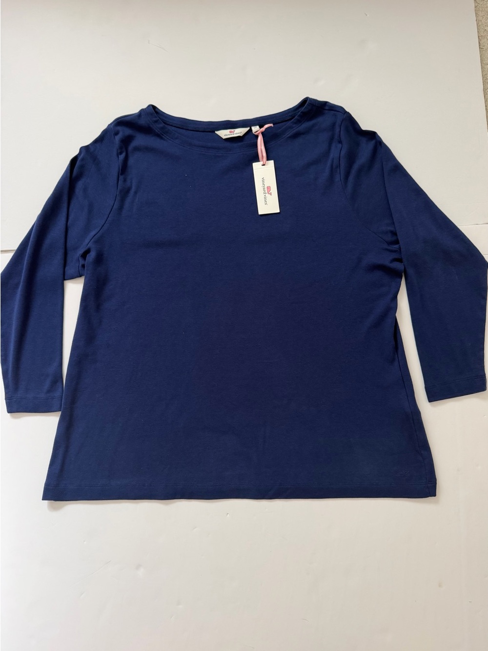 Vineyard Vines Simple Boatneck Tee NWT Navy Blue 3X
